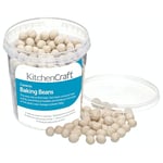 KitchenCraft - Billes de Cuisson en Céramique dans leur Pot en Plastique, 500 g - Couleur Beige