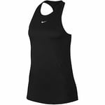 Nike Women Pro Mesh Tank - Black/White, X-Small