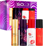 Iconic Womens Mini Galore Body Mist Body Spray Fragrance Gift Set 4 X 50Ml