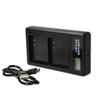 Dual USB Battery Charger for Netgear / Arlo Ultra Ultra + Pro 3 4.35V