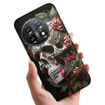 OnePlus 11 5G - Skal/Mobilskal Skull Roses