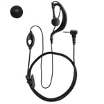 PUSOKEI 2PCS T-Head Walkie Talkie Headset, 1 Pin 2.5mm Plug Radio Earpiece, for Motorola M1000, EM100R, EM1020R/MR355R/MH230R/MC220R/MR350R/MJ270R/TKLR T3