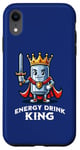 iPhone XR Energy Drink King Funny Can of Energy Drink Case