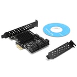 PCI Express PCI-E Network Card Desktop PC Adapter Converter PCI-E to SATA3.0 Controller Expansion Card 8 Port SATA3.0 Interface Expansion Card