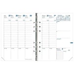 Quo Vadis Recharge pour agenda Timer 21 - a la verticale papier blanc