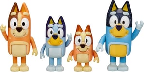 Bluey and Family: Bingo, Bandit and Chilli 4 Figure pack Articulated Character