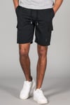 Tokyo Laundry Mens Black Cargo-Style Shorts - Size Large