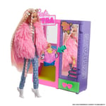 Barbie Extra lekesett - Klesskap med tilbehør