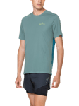 Ronhill Short Sleeve Running T-Shirt, Dark Sage/Teal