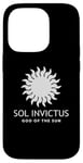 Coque pour iPhone 14 Pro Sol Invictus Dieu romain antique du Soleil Mythologie