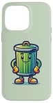 iPhone 14 Pro Max Garbage Trash Can Cartoon Character Design Case