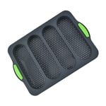 Moules en Silicone à 4 cavités pour pain grillé, Brownie, Dessert, reine des neiges, gâteau, Baguettes, outils de cuisson, Muffin pâtisserie, ustensiles de cuisine