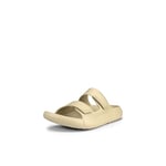 ECCO Unisex Cozmo Two Band Eva Slide Sandal, Sand, 10/10.5 UK