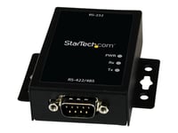 Startech.Com Industrial Rs232 To Rs422/485 Serial Port Converter W/ 15Kv Esd Protection - Rs232 To Rs 422 Rs485 Converter Adapter (Ic232485s) - Seriell Adapter - Rs-232 - Rs-422/485 X 1 - Svart