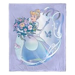 Northwest Disney 100 Silk Touch Couvre-lit 127 x 152,4 cm Célébration Cendrillon