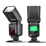 NEEWER Upgraded NW635II-C TTL Camera Flash Speedlite with LCD Screen, Speedlight Compatible with Canon EOS R6 R5 R3 R M6 850D 800D 760D 750D 650D 600D 7D Mark II 7D 6D Mark II 6D 5D Mark IV/III