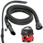 2.5m Hose + Flexible Crevice Tool for NUMATIC HENRY HVR200 HVC200 HVX200 Vacuum