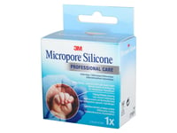 3M Micropore silikontape, 2,5 cm x 5 m