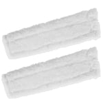 2 x KARCHER WV70 Window Vacuum Cloths Covers Spray Bottle Glass Vac Cleaner Pads