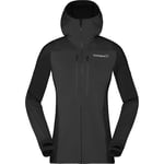 Norrøna Women's Trollveggen Powerstretch Pro Zip Hood Caviar, XS