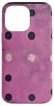 Coque pour iPhone 14 Pro Max Motif à pois vintage Queretaro Mexico Violet