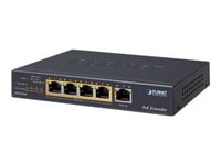 Planet Poe-E304 Poe Extender - Nettverksutvider - 1Gbe - 10Base-T, 100Base-Tx, 1000Base-T - 4 Porter - Opp Til 200 M