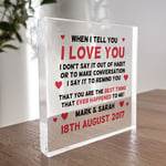 Anniversary Valentines Day Gift For Husband Boyfriend Girlfriend Personalised