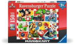 Ravensburger - Puzzle Enfant - 150 pièces XXL - La course de Mario Kart - Fille ou garçon dès 7 ans - Puzzle de qualité supérieure - Nintendo - 12004143