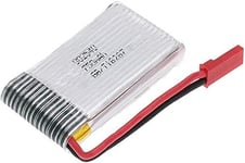 4 kpl ladattava Lipo-akku (3,7 V 750 mAh) MJX X300C X400 X800 RC Quadcopterille + laturi