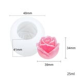 Ice Cube Tray 3d Rose Silicone Mold Diy Maker B