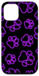 iPhone 13 Purple Cat Paws Case