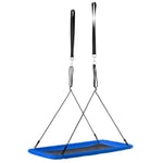 Nest Swing Outdoor Barngunga, Upp Till 150 Kg, Stål+Polyester, Blå+Svart, 150X80X180Cm