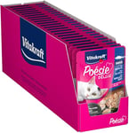 Vitakraft Poésie Délice - Repas pour Chat adulte en sauce - Au Colin - Recette sans céréales ni sucre ajouté - Issu d’une pêche durable certifiée MSC (23 x 85g)