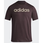 adidas Essentials Single Jersey Linear Embroidered Logo Tee, storlek X-Small