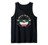 Jingle All The Way To Latvia - Latvian Christmas Travel Tank Top