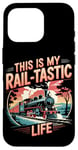 Coque pour iPhone 16 Pro Rail-Tastic Life Locomotive de train