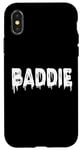 Coque pour iPhone X/XS BADDIE Style horreur