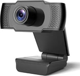 Webcam 4K, Hd Ultra 4K Webcam Pour Pc Avec Microphone, Micro Anti-Bruit, Correction Automatique Lumière Hd, Grand Angle Caméra Pour Streaming Skype Appel Vidéo Zoom Vidéoconférence