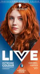 Schwarzkopf LIVE Intense Colour Caramel Copper Permanent Hair Dye 077, Long... 