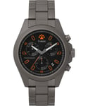 Timex Grey Mens Chronograph Watch Field Post Chrono TW2W45700