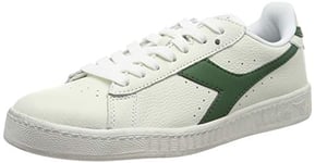 Diadora Game L Low Waxed, Sneakers Basses Mixte, Blanc (White/Fogliame C1161)41 EU