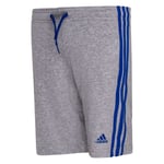 adidas 3-Stripes Shorts - Grå/Blå Barn, størrelse 152 cm