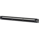 Tripp Lite Panneau de Brassage Cat6/Cat5 110 à Montage en Rack 24 Ports 1U, 568B, Ethernet RJ45 (N252-024)