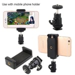 Phone Bracket Holder Tripod Monopod Stand Moblie Phone Clip Hot Shoe Phone Clip