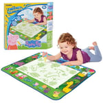 AquaDoodle Tapis de coloriage Peppa Pig et Les Dinosaures Tomy - Tapis de coloriage et de Dessin à l’Eau sans tâche Jouet coloriage Enfant Peppa Pig - Jouet 18 Mois et Plus