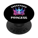 Passenger Princess Crown Co-driver Seat Driving Car Driver PopSockets Swappable PopGrip