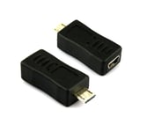 Useful Micro USB Female to Mini USB Male Adapter Data Charger Converter Adaptor