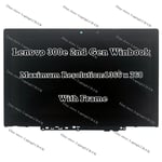 11.6" For Lenovo 300e Winbook 2nd Gen HD LCD Display Touch Screen Assembly