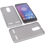 Bag for Lenovo K6 phone case protection TPU rubber gray