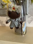 Yuri Little Big Planet Soft Toy Plush Military Gameon 5” Bag Clip Keyring NEW